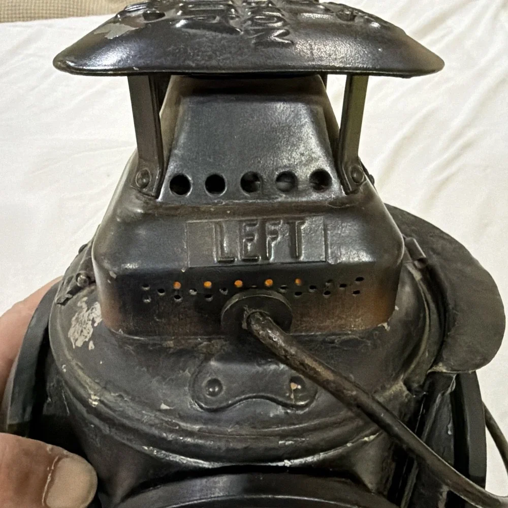 Vtg The Adlake‎ Non-Sweating Railroad Train 4 Way Lantern Chicago
